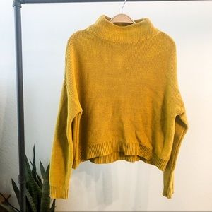 Cropped Mustard Sweater